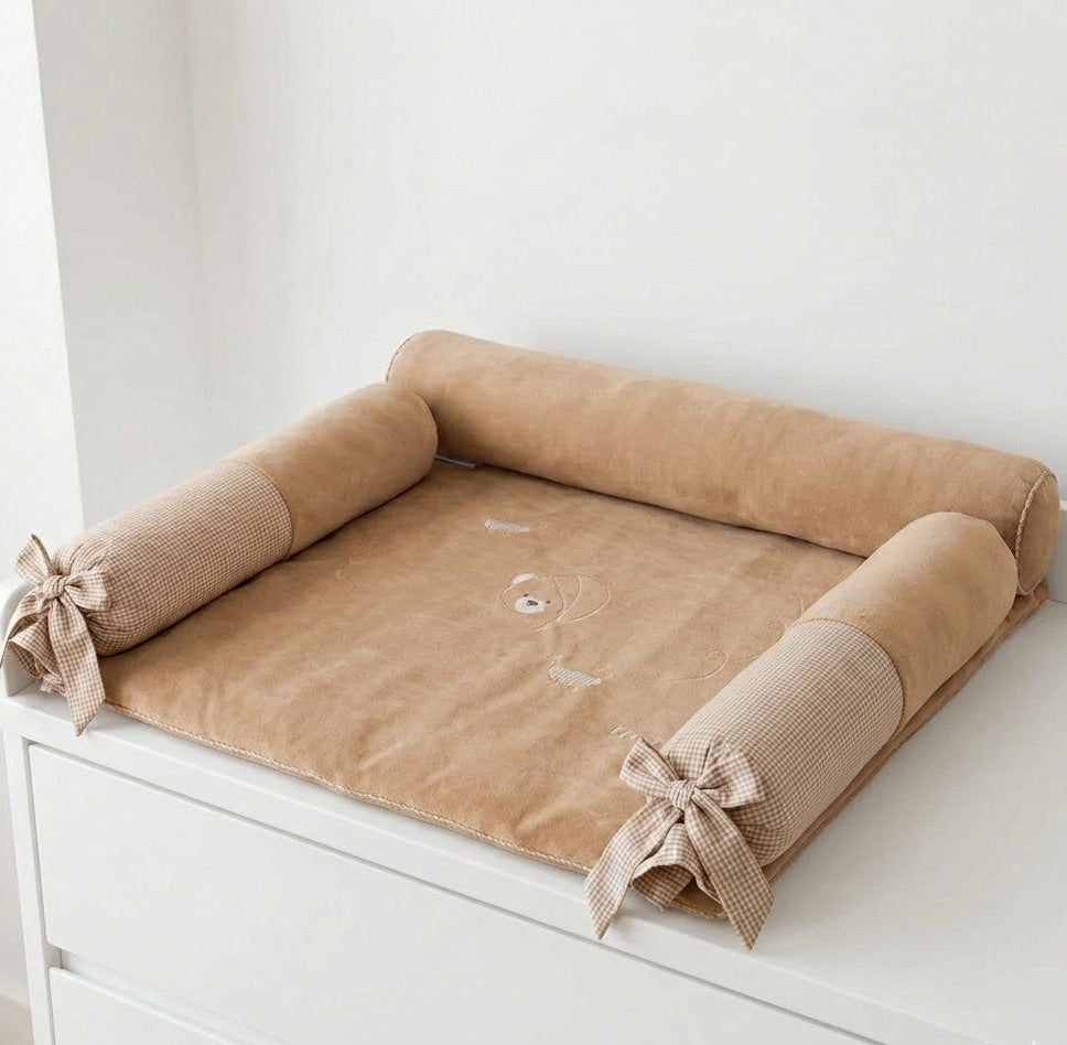 משטח החתלה פרימיום - חום