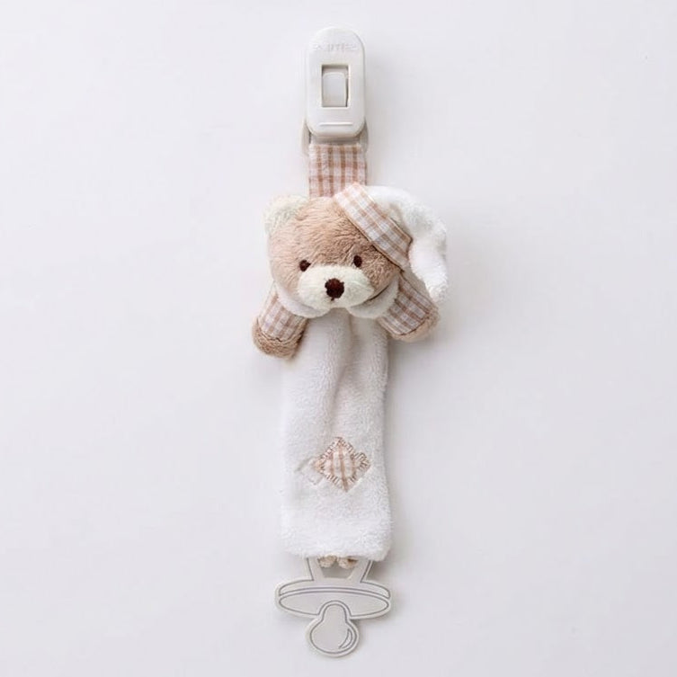 מחזיק מוצץ דובי - בז'