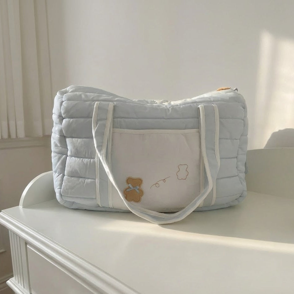 תיק אמא גדול - כחול