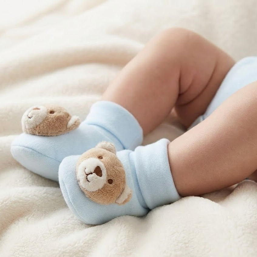 נעלי גרב לתינוק - כחול