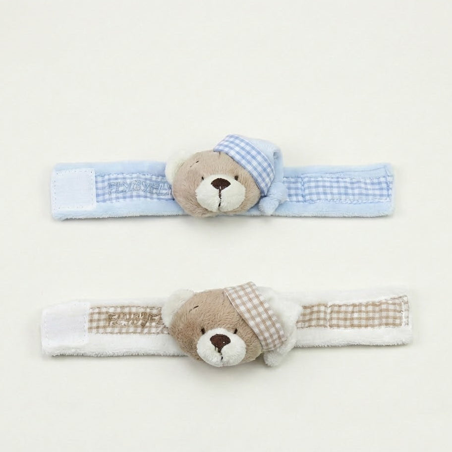 זוג רעשנים למפרק היד - כחול&בז'