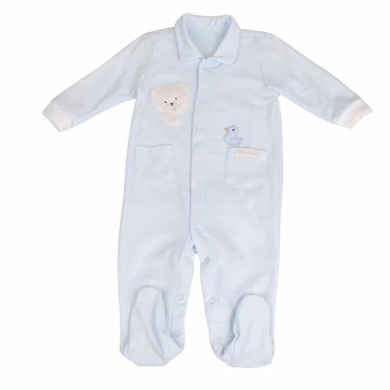 אוברול מכופתר - כחול